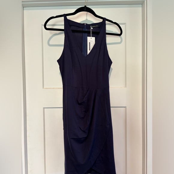 Elegant Navy Blue Dress - Picture 1 of 3